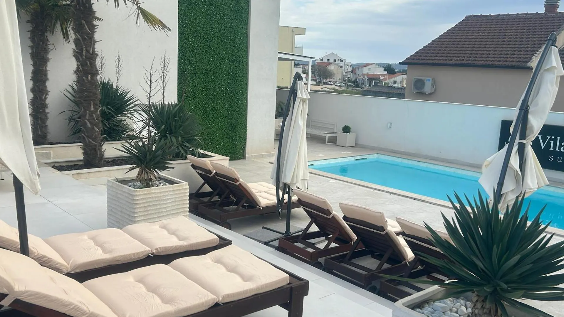 Sea View Luxury Penthouse With Sauna, Jacuzzi And Pool In Villa Zadar Superior クロアチア